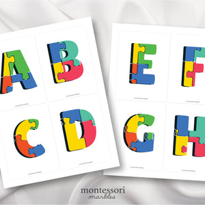 Autism Awareness Month Alphabet Cards