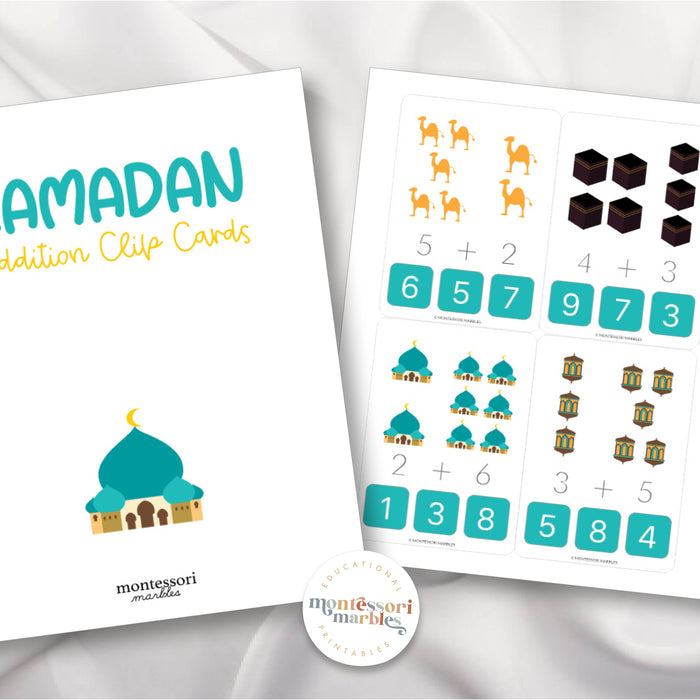Ramadan Addition Clip Cards