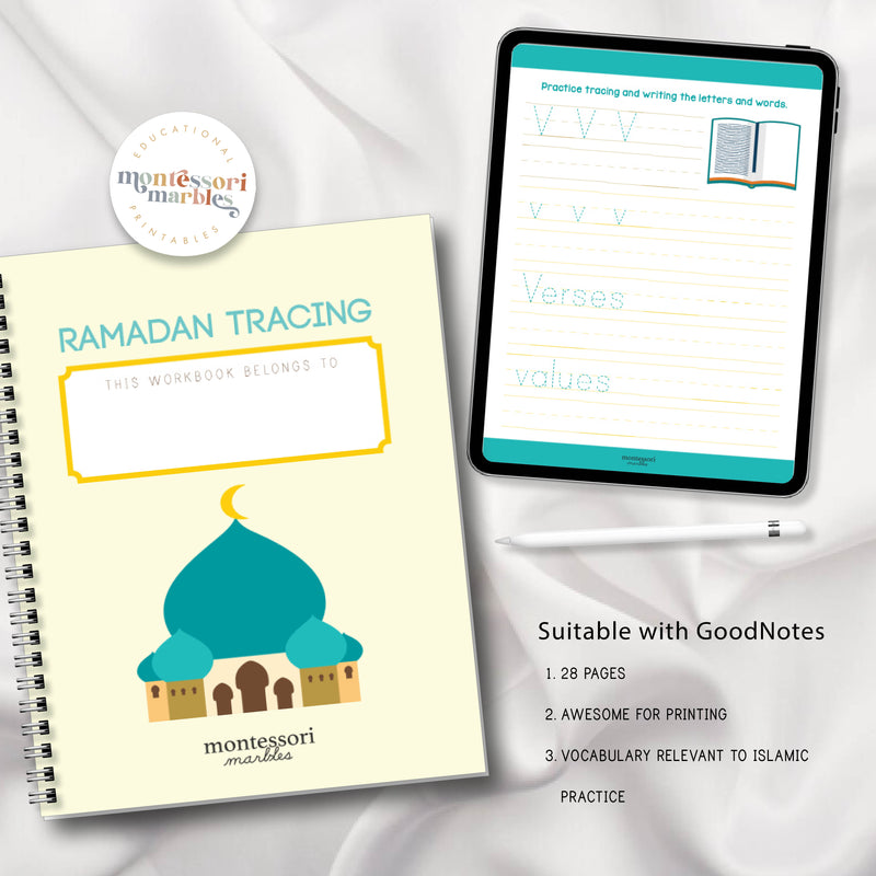 Ramadan Handwriting Practice Workbook