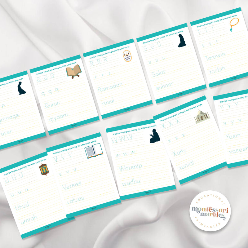Ramadan Handwriting Practice Workbook