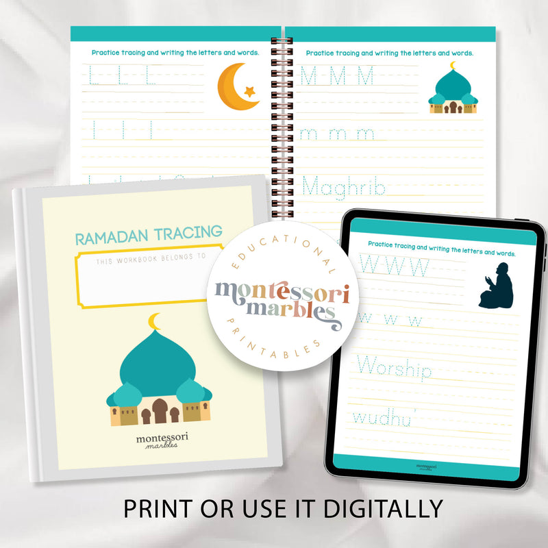 Ramadan Handwriting Practice Workbook