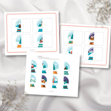 Load image into Gallery viewer, Winter Snow Globes Symmetry Puzzle

