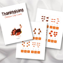 Load image into Gallery viewer, Thanksgiving Addition Clip Cards
