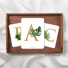 Load image into Gallery viewer, Tropical Alphabet Cards
