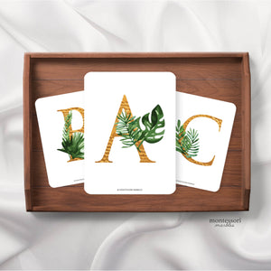 Tropical Alphabet Cards