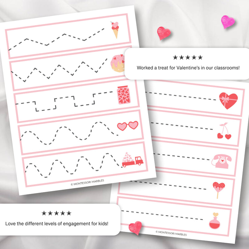 Valentine's Day Cutting Strips