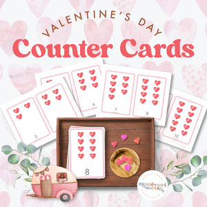 Valentine's Day Counting 1 to 10