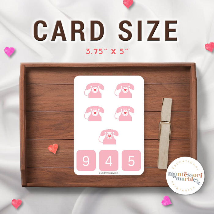 Valentine's Day Counting 1 to 20