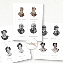 Load image into Gallery viewer, Women History Month Nomenclature Cards
