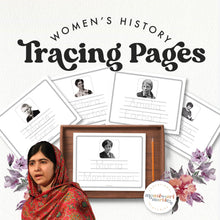 Load image into Gallery viewer, Women History Month Tracing Pages
