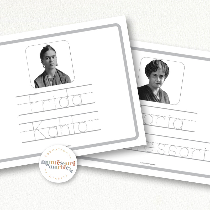 Women History Month Tracing Pages