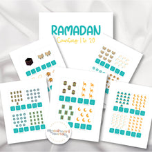 Load image into Gallery viewer, Ramadan Counting 1 to 20
