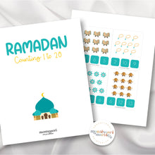 Load image into Gallery viewer, Ramadan Counting 1 to 20
