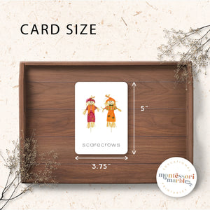 Fall Montessori Nomenclature Cards