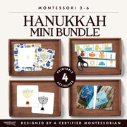 Hanukkah activity bundle — Jewish holiday celebration collection for ages 3-6