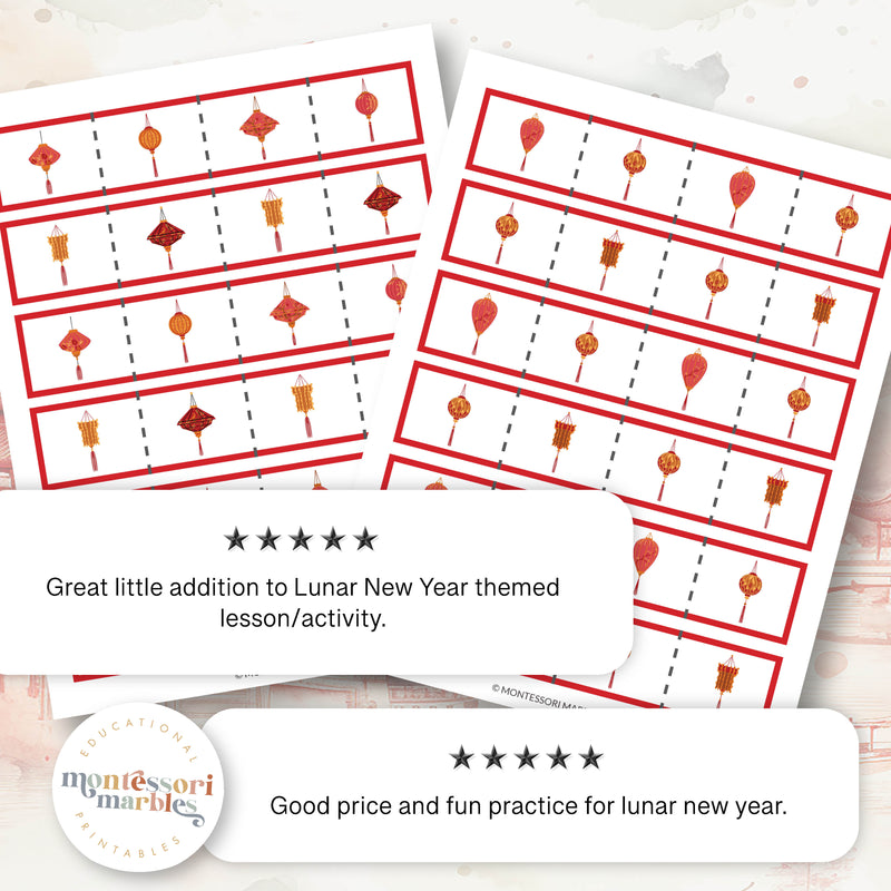 Lunar New Year Cutting Strips