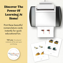 Load image into Gallery viewer, Large Vehicles Nomenclature Cards
