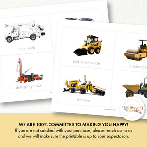 Big Machines Flash Cards