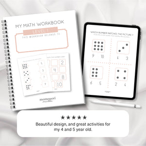 Beginner Math Workbook for Preschool
