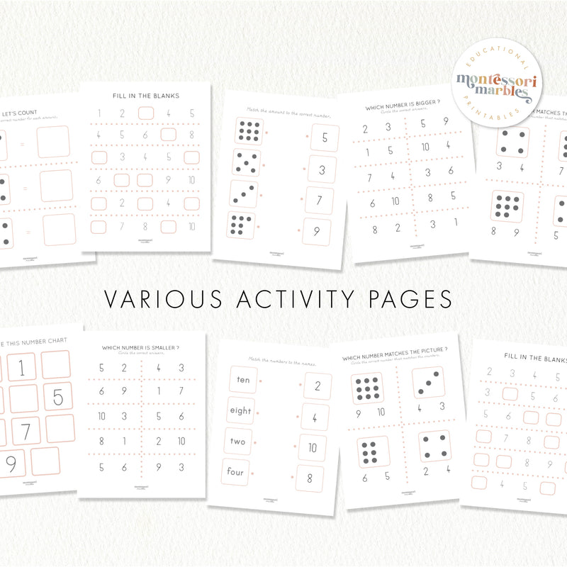 Beginner Math Workbook for Preschool