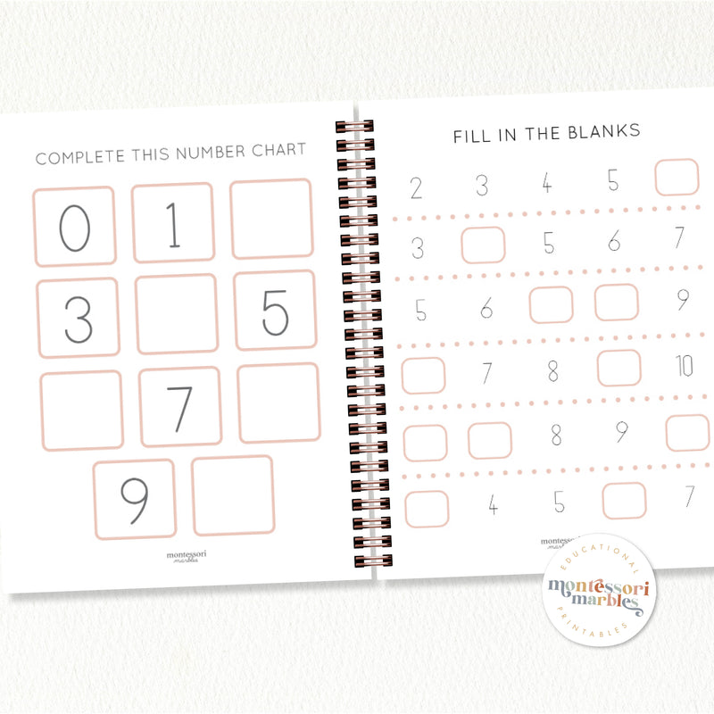 Beginner Math Workbook for Preschool