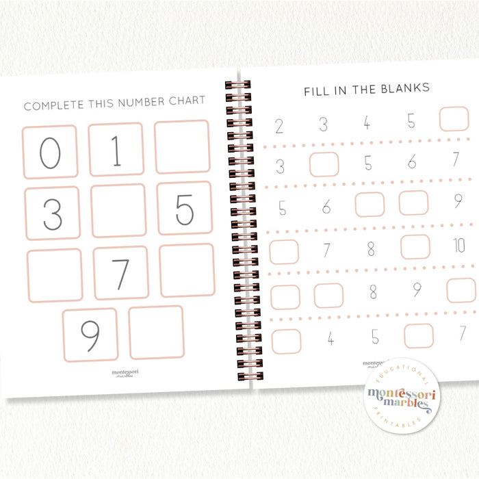 Beginner Math Workbook for Preschool