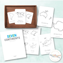 Load image into Gallery viewer, Continents Outline Cards
