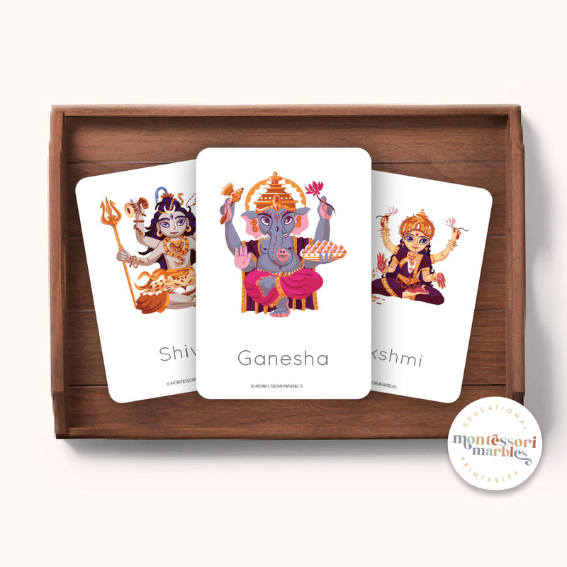 Hindu Gods Flash Cards