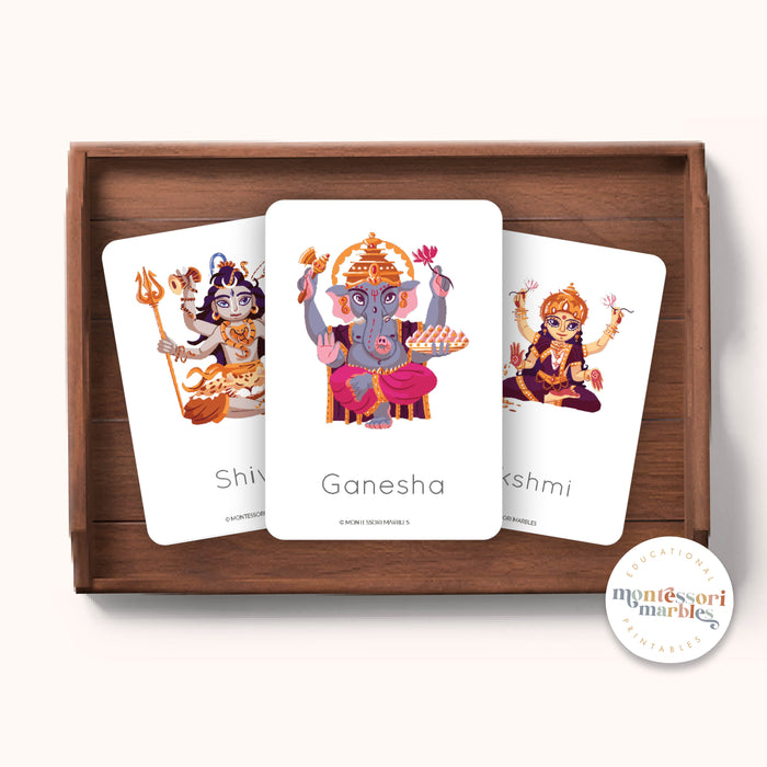 Hindu Gods Flash Cards