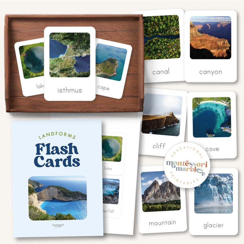 Landforms Flash Cards