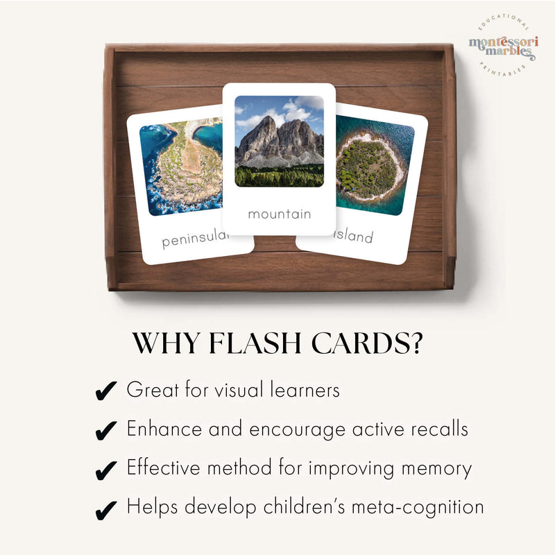 Landforms Flash Cards