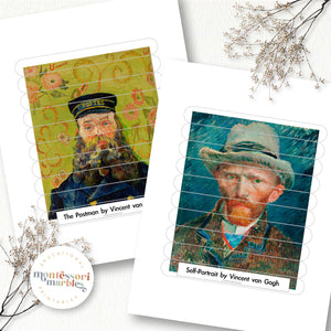 Vincent Van Gogh Craft Stick Puzzles