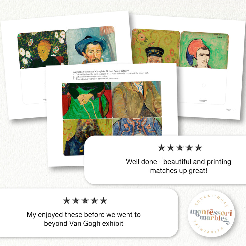 Vincent Van Gogh Complete the Pictures