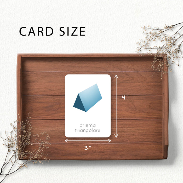 Geometria Solidi | Formes 3D Cartes de Nomenclature