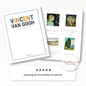 Vincent Van Gogh Flash Cards