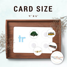 Load image into Gallery viewer, Montessori Blue Series Sorting Cards | Beginning Blends
