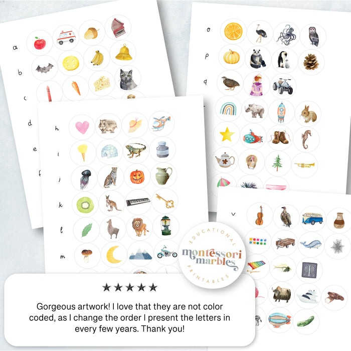 Beginning Sounds Sorting Cards