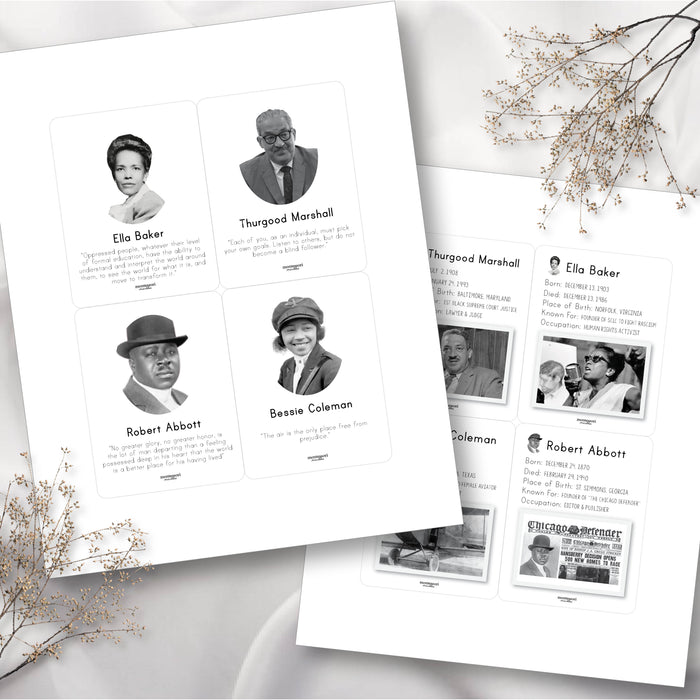 Black History Month Fact Cards