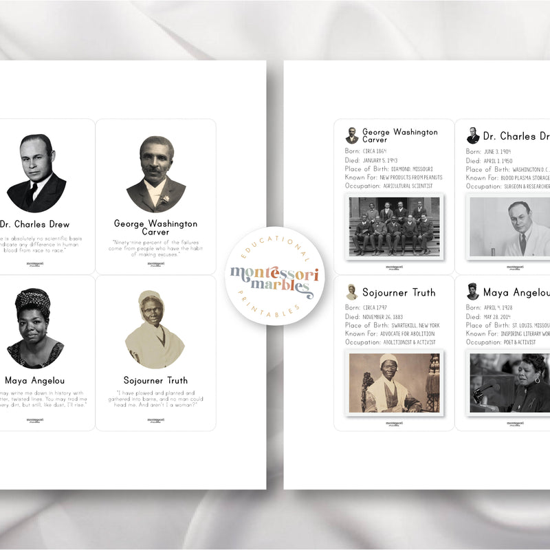 Black History Month Fact Cards