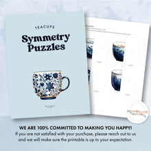 Load image into Gallery viewer, Blue Teacups Two-Piece Puzzles
