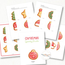 Load image into Gallery viewer, Christmas Cookies Two-Piece Puzzles
