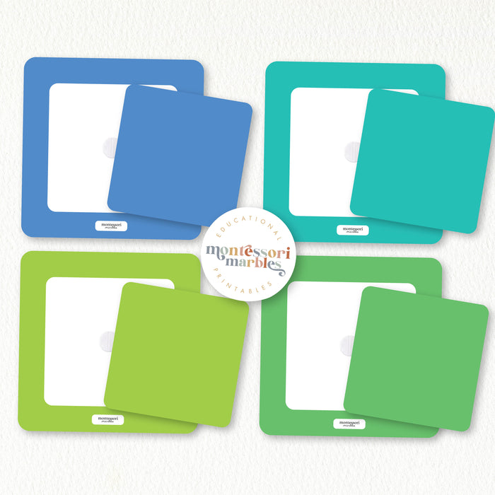 Colors Matching Cards | 8 Color Recognition Sensory Activity Ages 2-4 ...