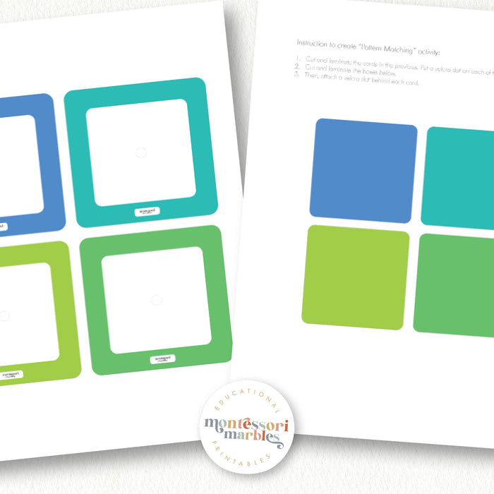 Colors Matching Cards