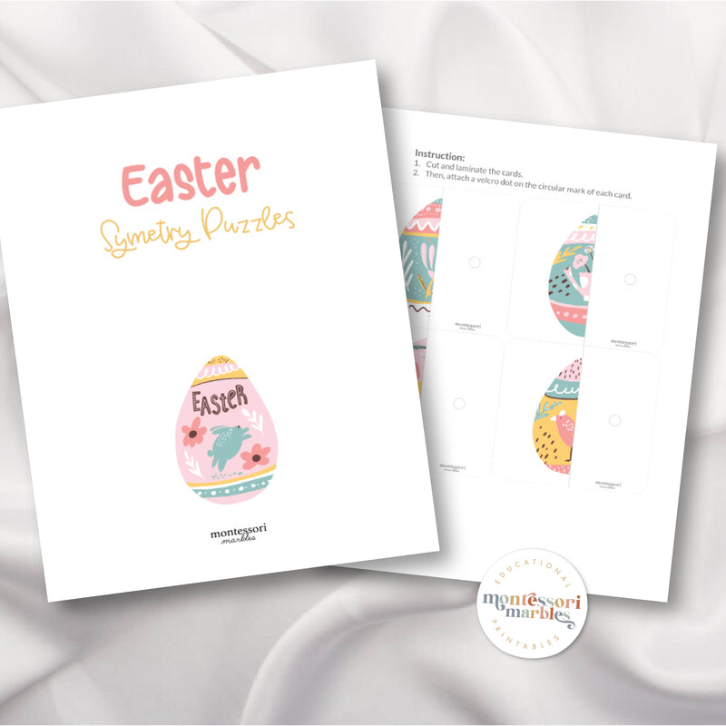 Easter Egg Two-Piece Puzzles