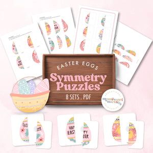 Easter Egg Symmetry Puzzles