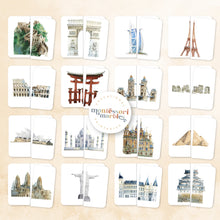 Load image into Gallery viewer, Landmarks Two-Piece Puzzles
