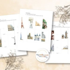 Landmarks Two-Piece Puzzles