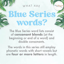 Load image into Gallery viewer, Montessori Blue Series Word Lists for Beginning Blends
