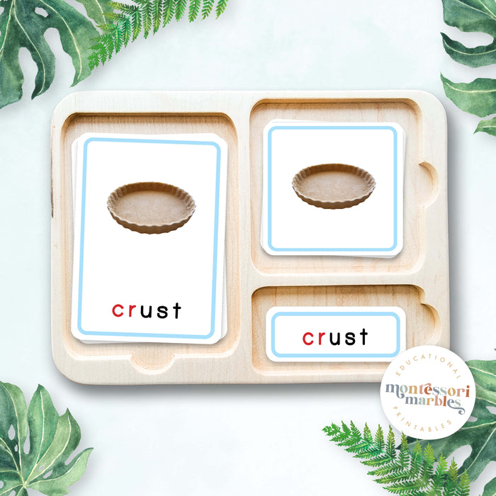 Montessori Blue Series Beginning Blends | 3-Part Cards
