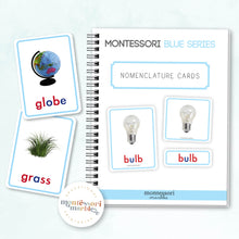 Load image into Gallery viewer, MONTESSORI BLUE SERIES Nomenclature Cards
